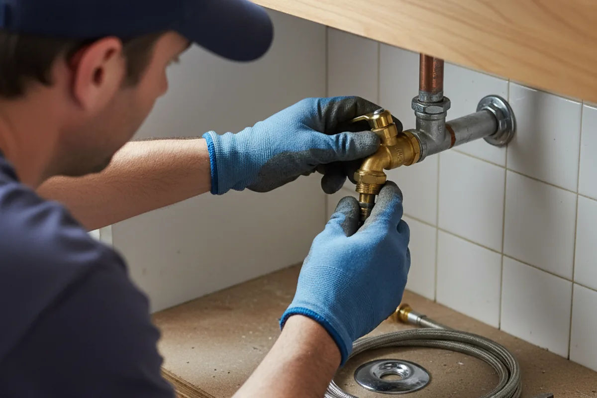 Shutoff valve and fitting work during Emergency Plumbing in Manhattan